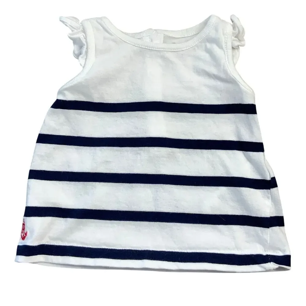 Ralph Lauren Baby Girl's‎ Striped tee size 3mo